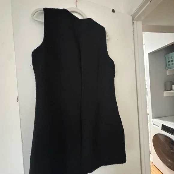 Abercrombie & Fitch Black Button-Front Mini Dress - Picture 4 of 4